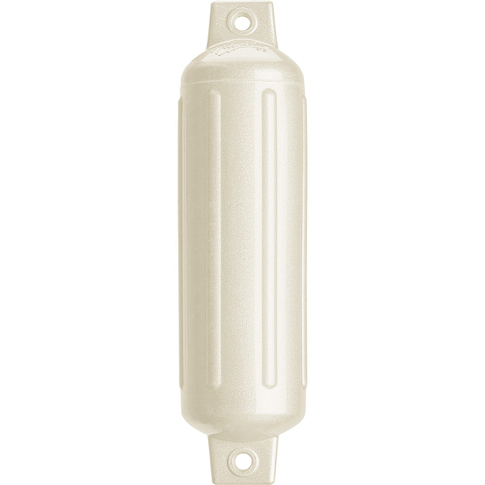 Polyform U.S., Polyform G-2 Twin Eye Fender 4.5" x 15.5" - Metallic White
