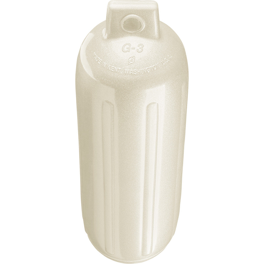 Polyform U.S., Polyform G-3 Twin Eye Fender 5.5" x 19" - Metallic White
