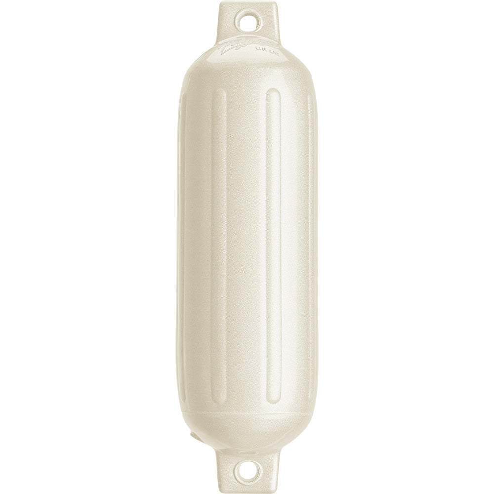 Polyform U.S., Polyform G-3 Twin Eye Fender 5.5" x 19" - Metallic White