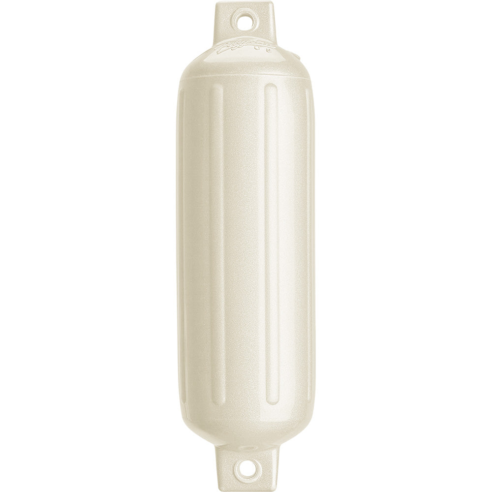 Polyform U.S., Polyform G-4 Twin Eye Fender 6.5" x 22" - Metallic White