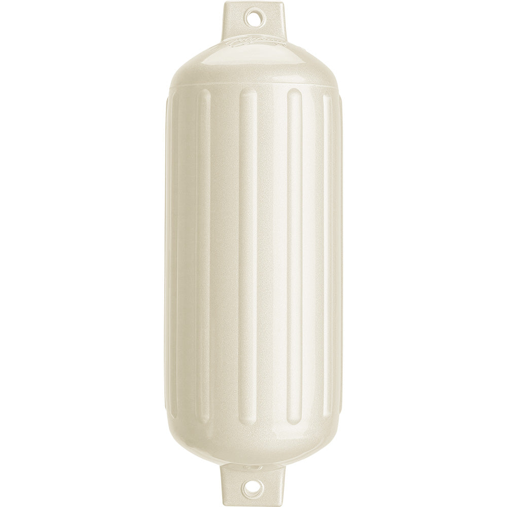 Polyform U.S., Polyform G-6 Twin Eye Fender 11" x 30" - Metallic White