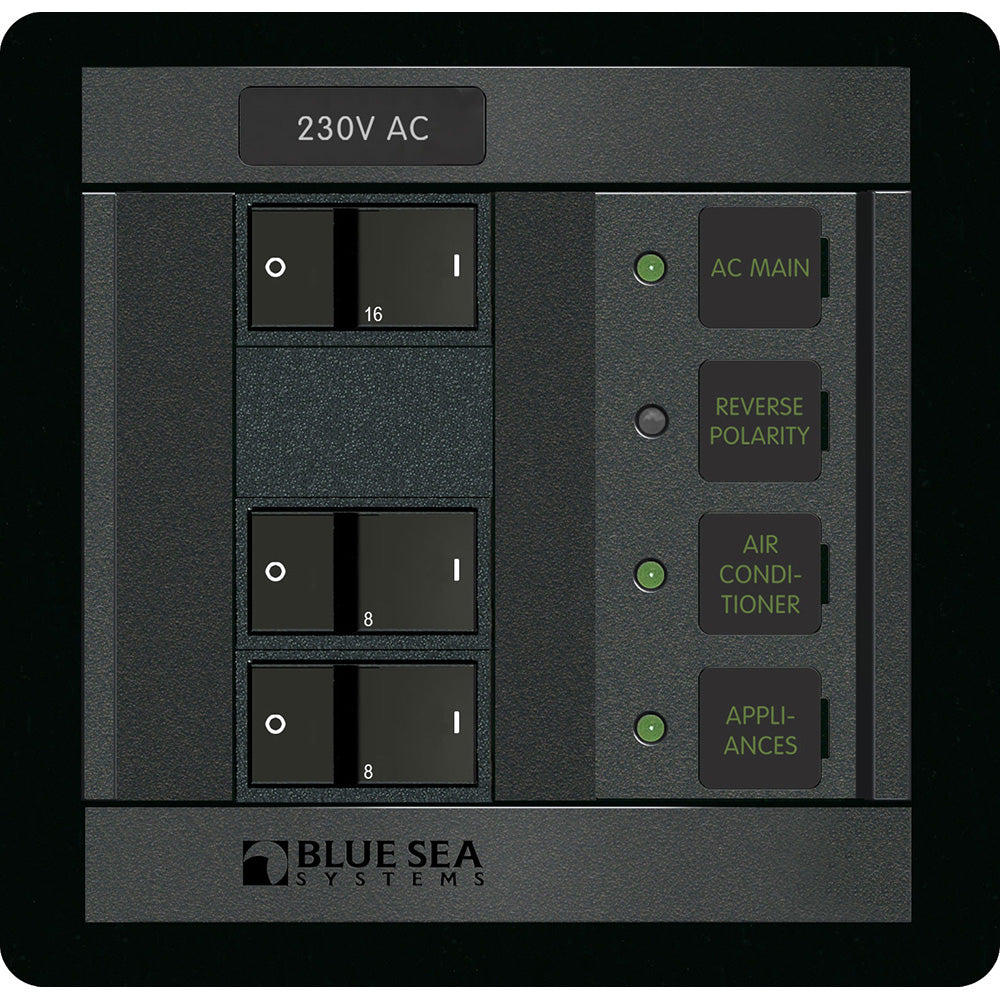 Blue Sea Systems, Blue Sea 230 Volt AC Main + 2 Positions