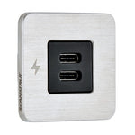 Scanstrut TILE USB-C Interior Charging Socket - 12/24V - Stainless Steel Bezel