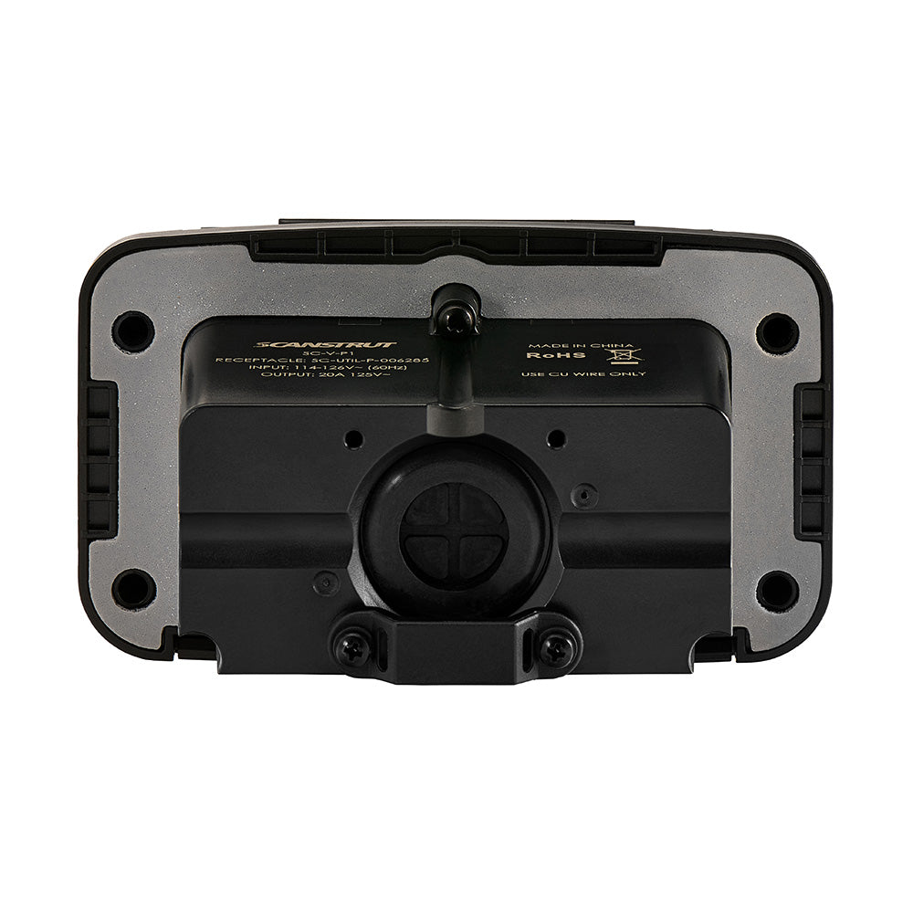 Scanstrut Ventura Series Dual AC Outlet - 125V - 20A
