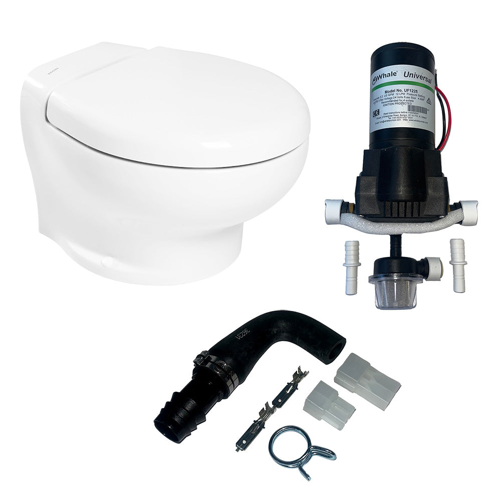 Thetford Marine, Thetford Nano Eco Compact Toilet Raw Water Kit w/Inlet Pump - 24V