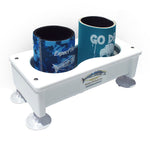 Deep Blue Marine Double Cup Holder/Storage Box