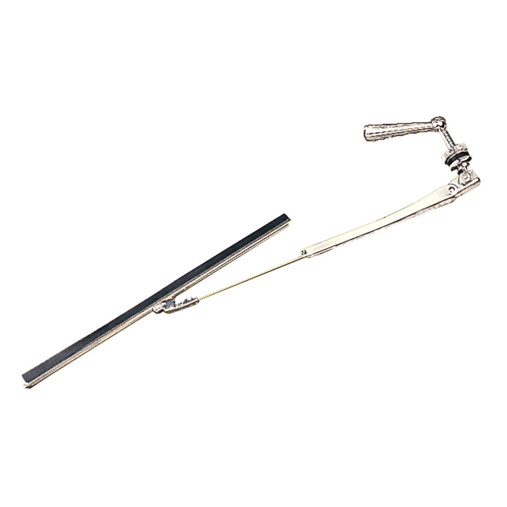 Sea-Dog Manual Windshield Wiper - Machined Brass Chrome Plated