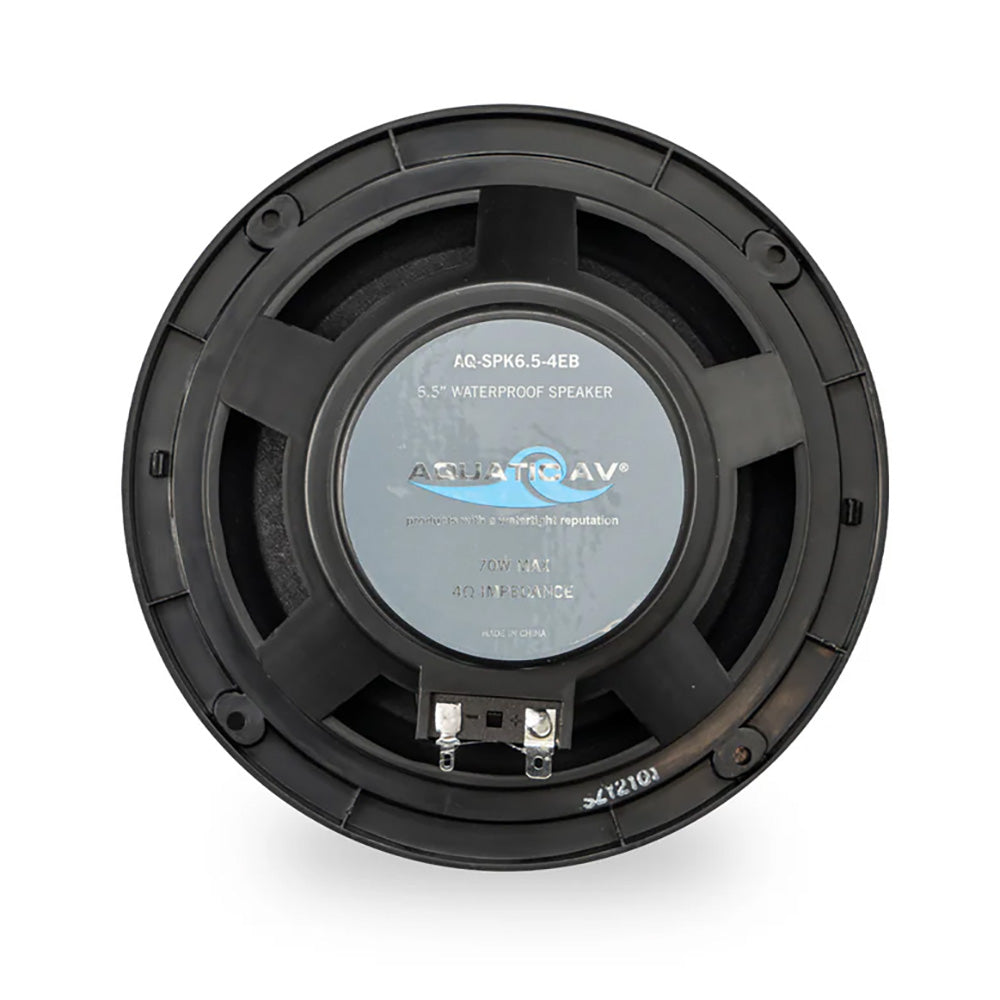 Aquatic AV 6.5" Economy Speakers - Black - Pair