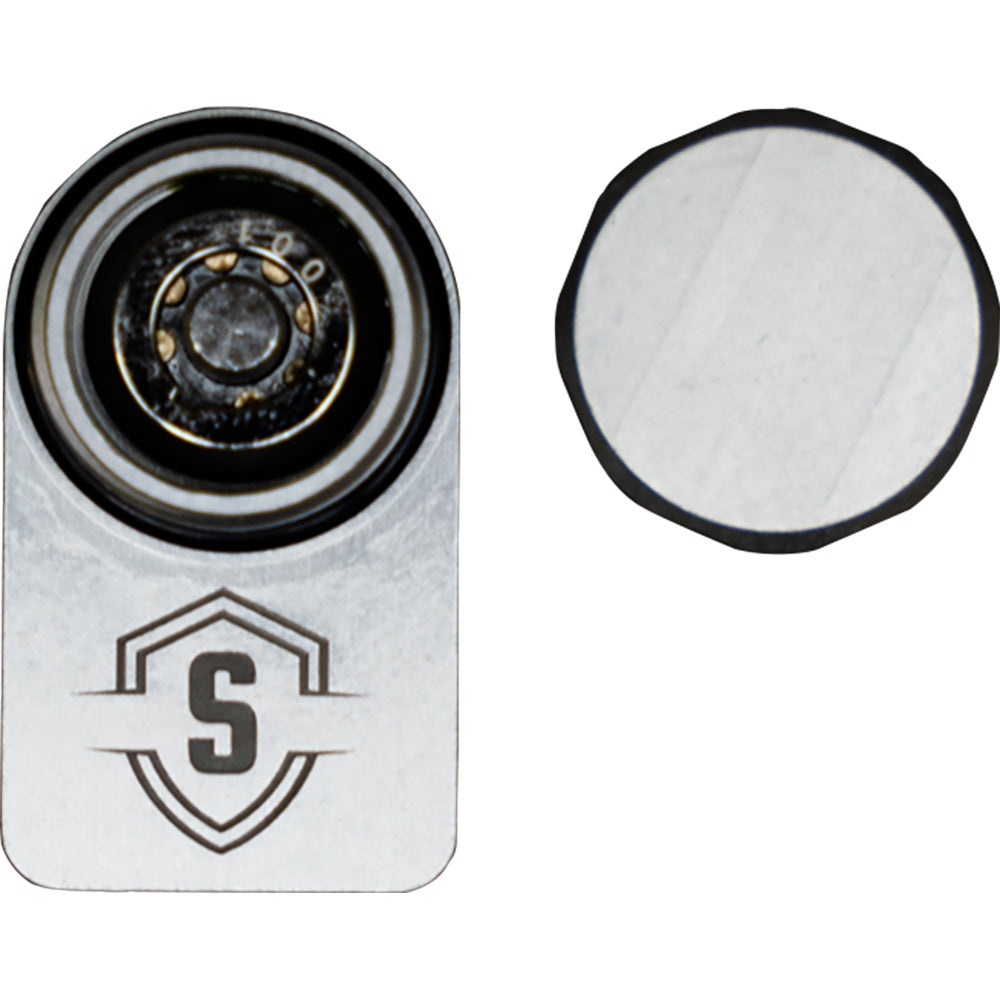 Secure Outdoors Elite Lock - Single - Minn Kota QRB - Silver