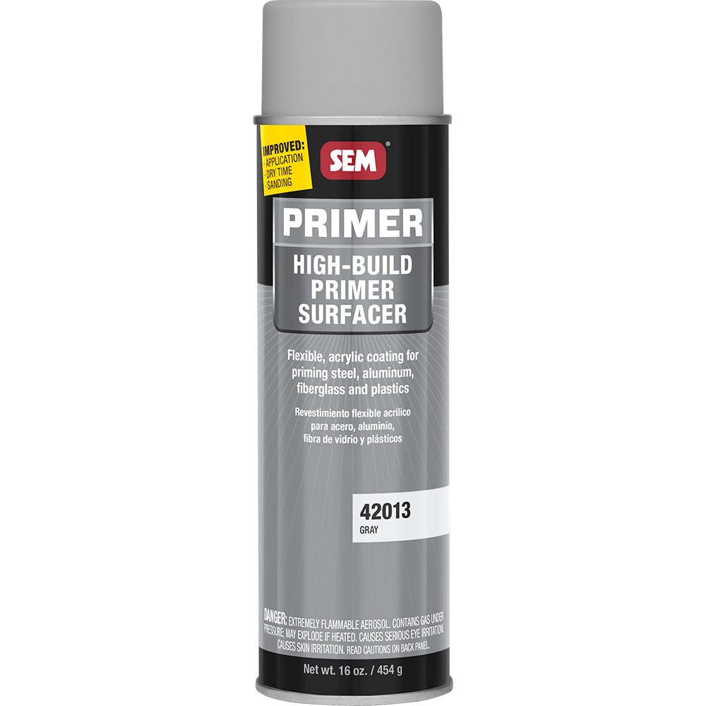 SEM High-Build Primer Surfacer - 20oz Aerosol Can - Grey