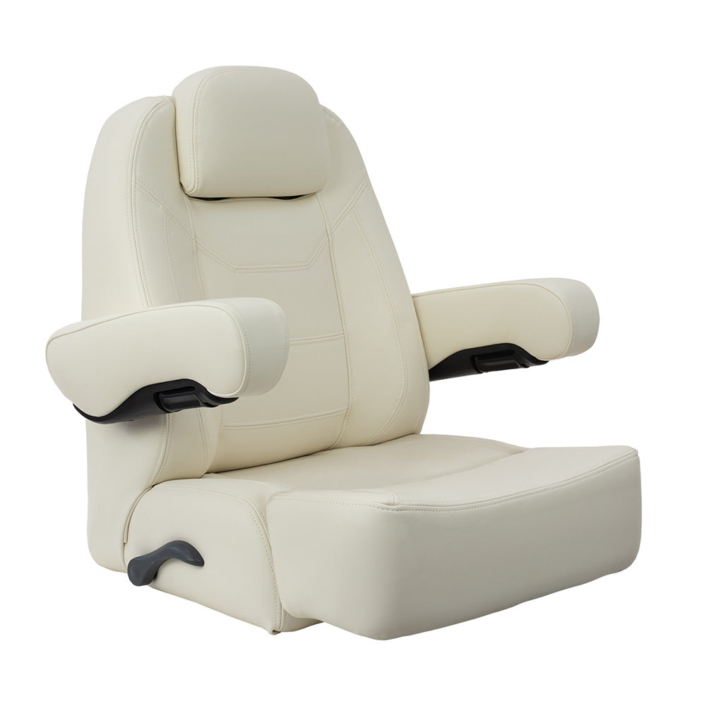 Springfield Marine, Springfield Charter Helm Low-Back w/Bloster - Off White