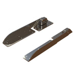 TACO Marine, TACO Command Ratchet Hinge - 18-1/2" - 316 Stainless Steel Polished w/Hard Stop