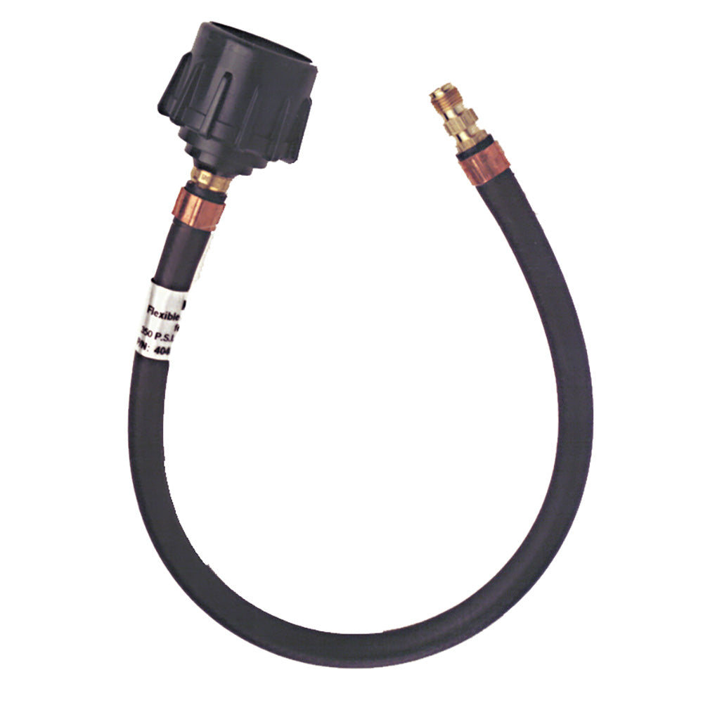 Trident Marine 20" Pigtail Hose Quick Connect w/1/4" Male Inverted Flare Fitting
