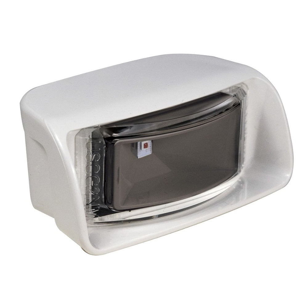Lumitec Contour Drop-In Navigation Light - Port Red - White Housing