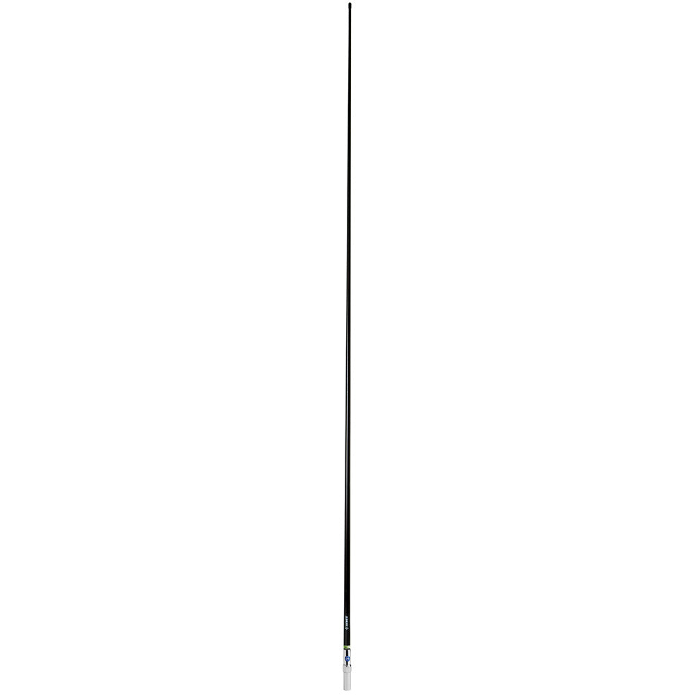 Scout 8' QuickFit Black VHF Antenna w/5M Cable + FME Quick 6 Foam Filled 6db Solid Brass & Copper Element