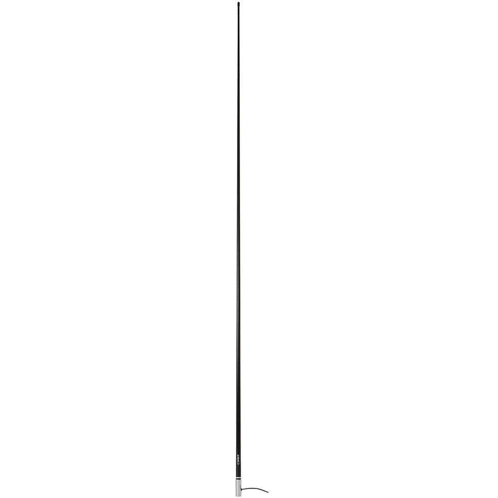 Scout 8' Black VHF Antenna 6dB Stainless Steel Ferrule w/5M RG-58 Coax Includes PL-259 KS-42