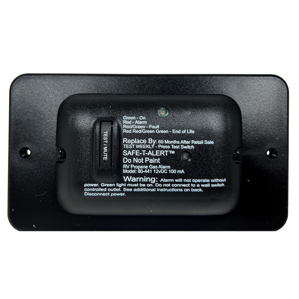 Safe-T-Alert 80 Series Black Propane Gas Alarm - 12V