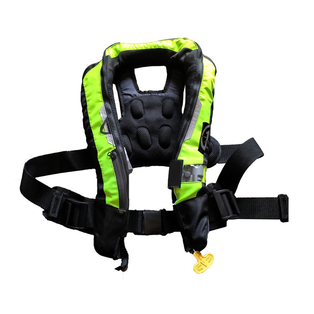 First Watch Auto/Manual Convertible 38g Inflatable PFD - Hi-Vis Yellow