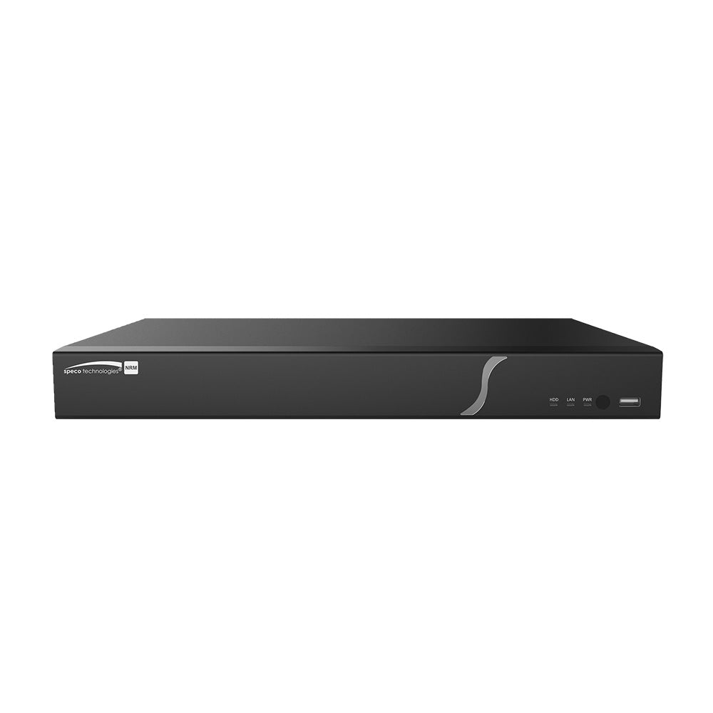 Speco Tech, Speco 4-Channel 4K H.265 NVR w/POE & 1 SATA - NDAA - 2TB