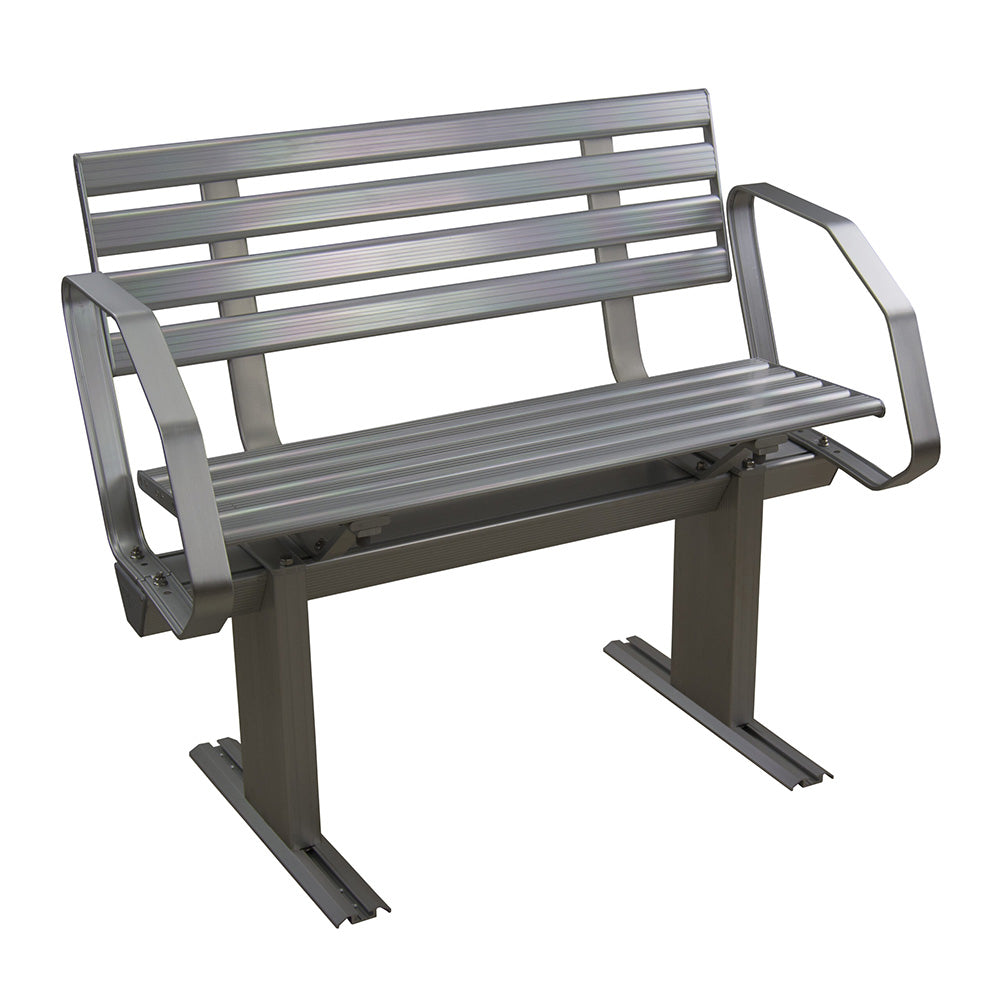 Springfield Marine, Springfield Aluminum Dock Bench w/Arms