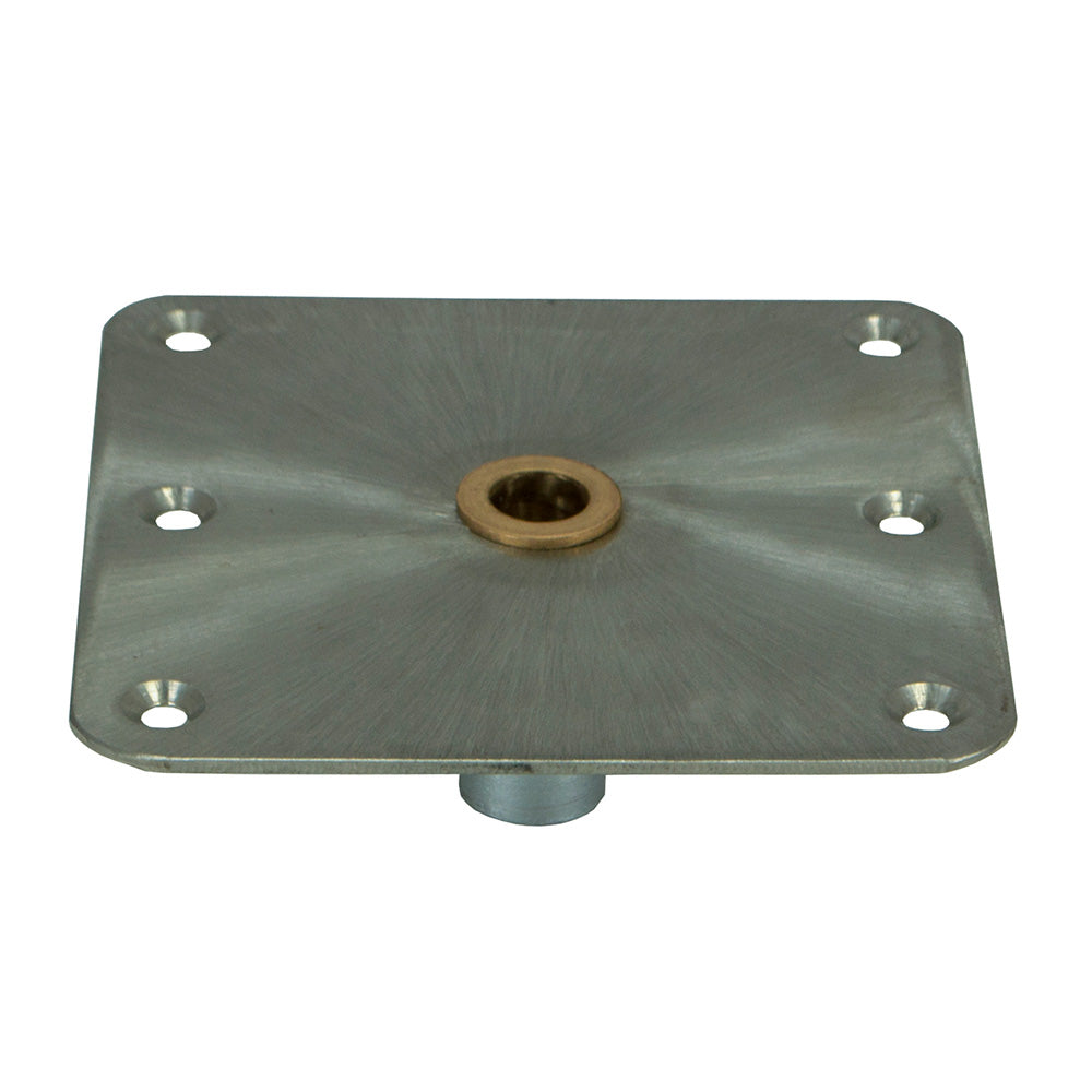 Springfield Marine, Springfield KingPin™ Standard Square Steel Base w/Brass - 7"x7"