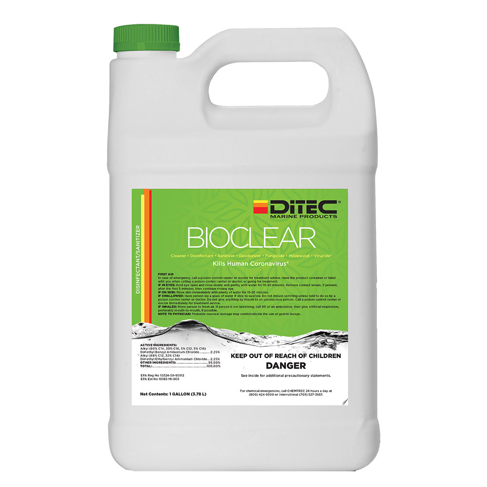DiTEC Marine Products, DiTEC Bioclear Disinfectant - Gallon