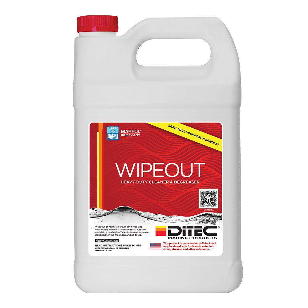 DiTEC Marine Products, DiTEC Wipeout Multi-Surface Cleaner - Gallon