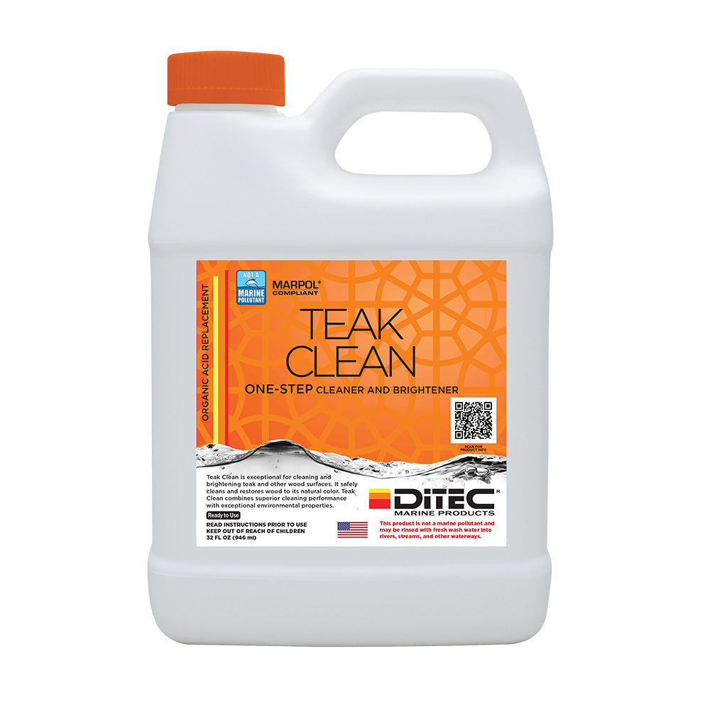 DiTEC Marine Products, DiTEC Teak Clean - 32oz