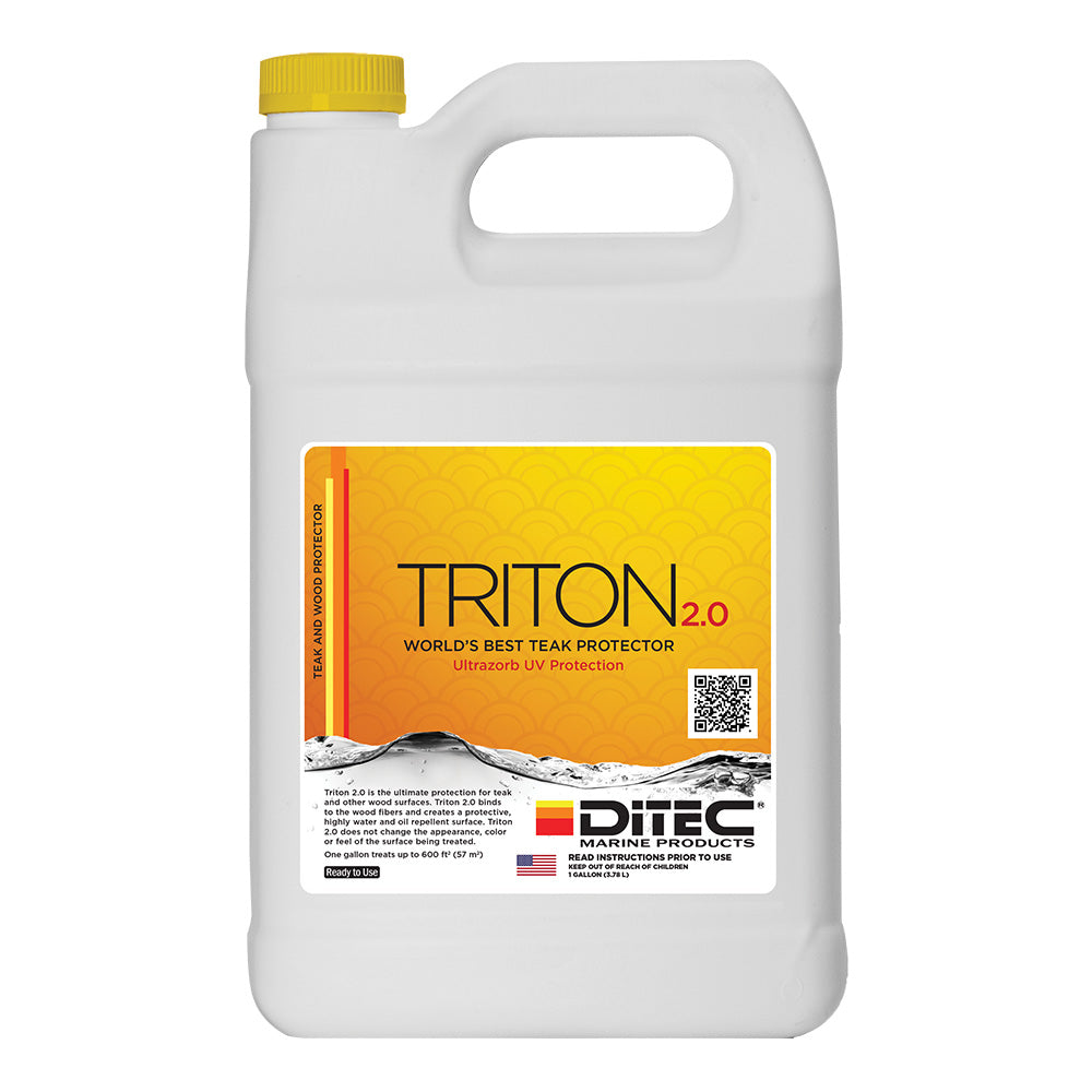 DiTEC Marine Products, DiTEC TRITON 2.0 Teak & Wood Protectant - Gallon