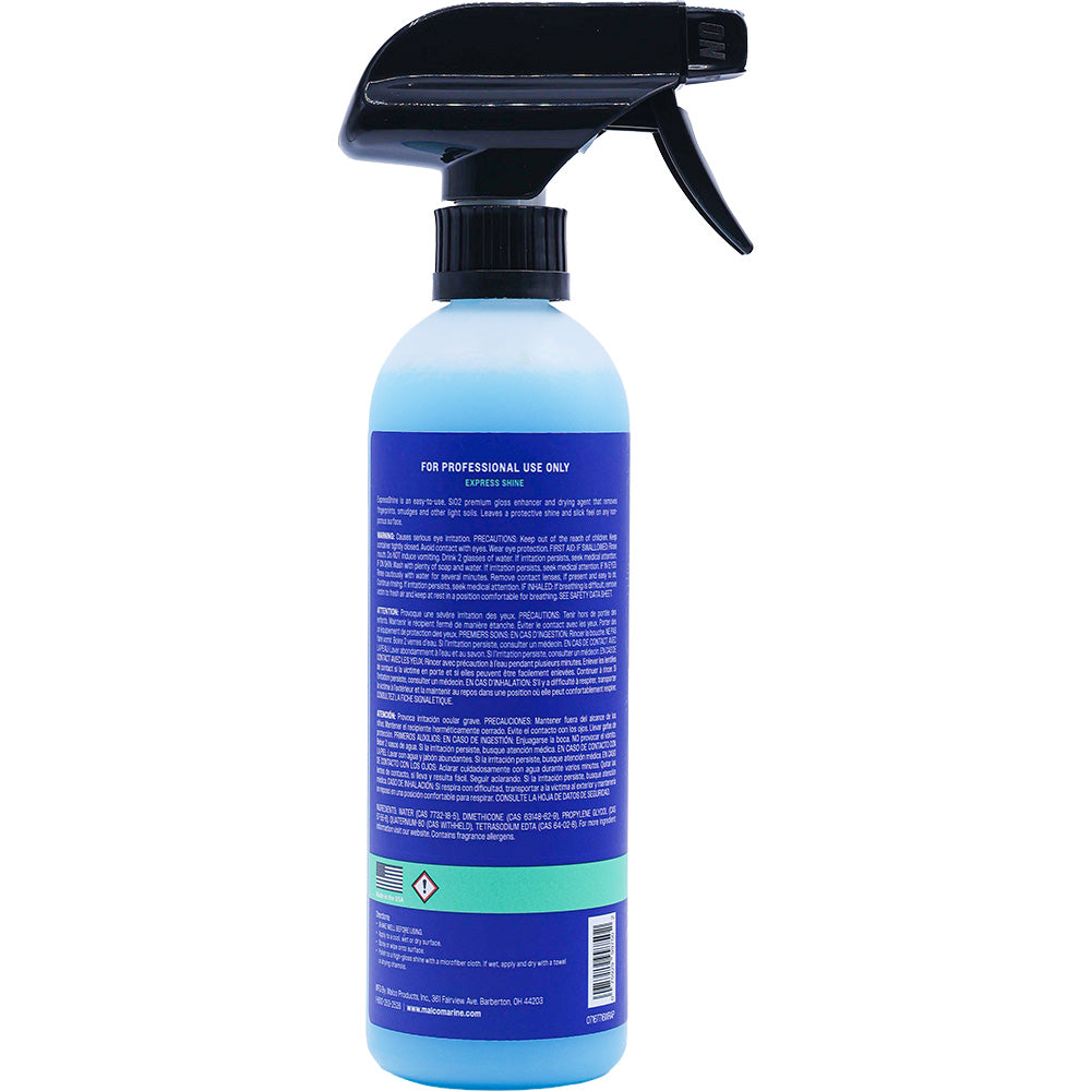 Malco Express Shine SiO2 Detail Spray - 16oz