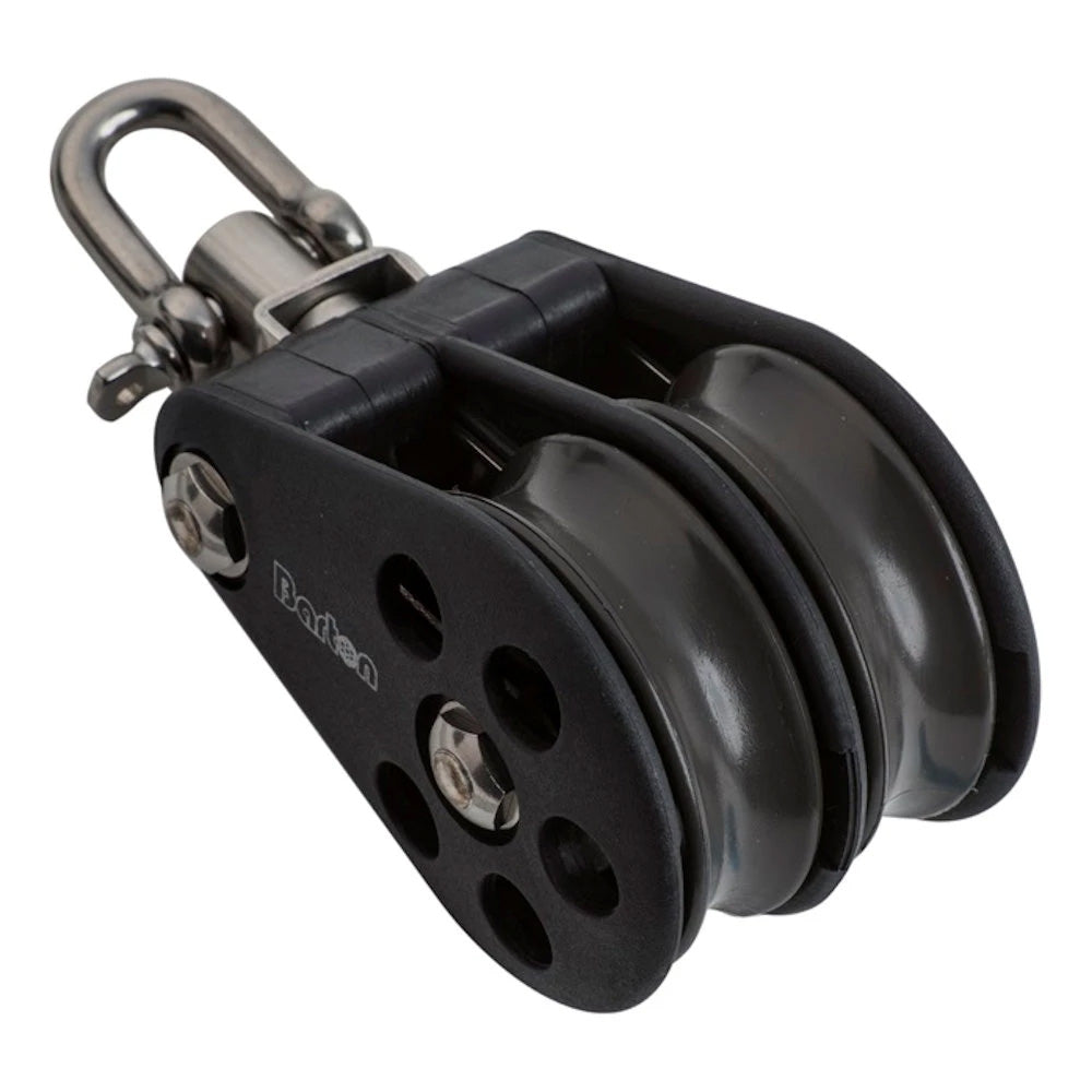 Barton Marine, Barton Size 5 54mm Plain Bearing Pulley Block Double Block & Swivel