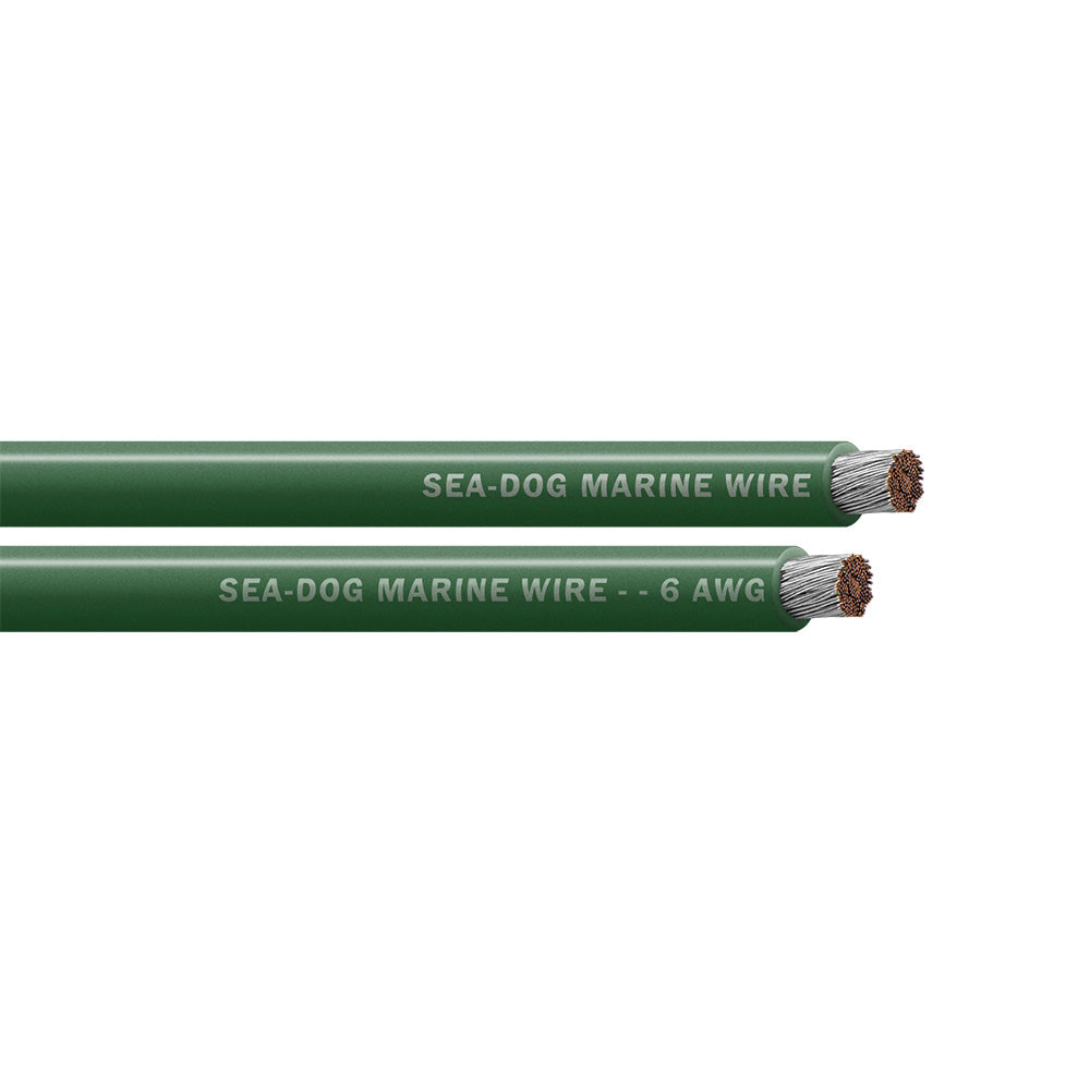 Sea-Dog, Sea Dog 6 AWG Green Battery Cable - 250'