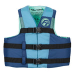 Full Throttle Adult Nylon Life Jacket - S/M - Blue/Black