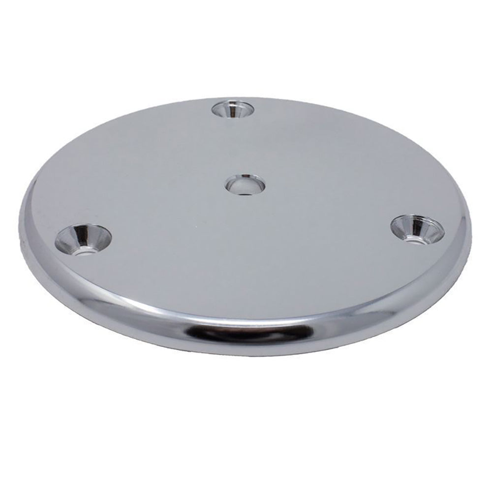TACO Marine, TACO Round Pad 3-Hole Mill Finish - 4-1/2"