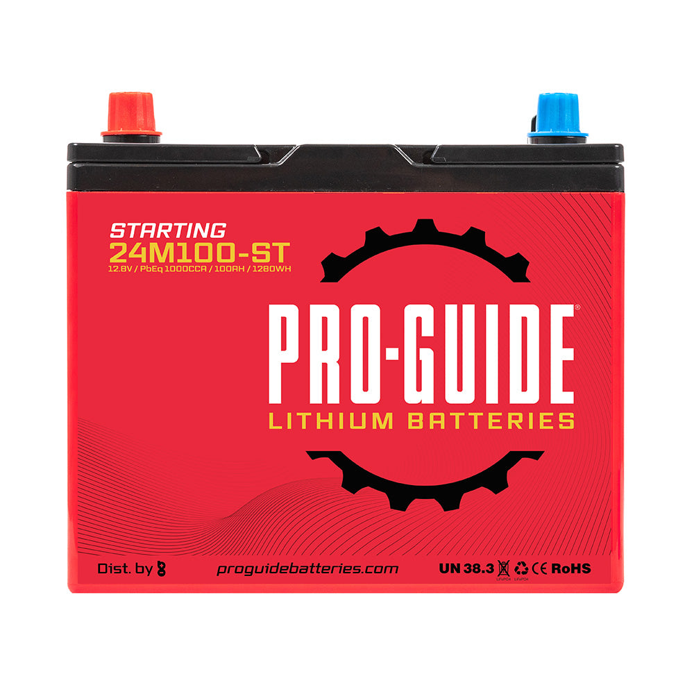 Pro-Guide Batteries, Pro-Guide Signature Series Lithium Starting Battery - 12V - 100AH - Group 24