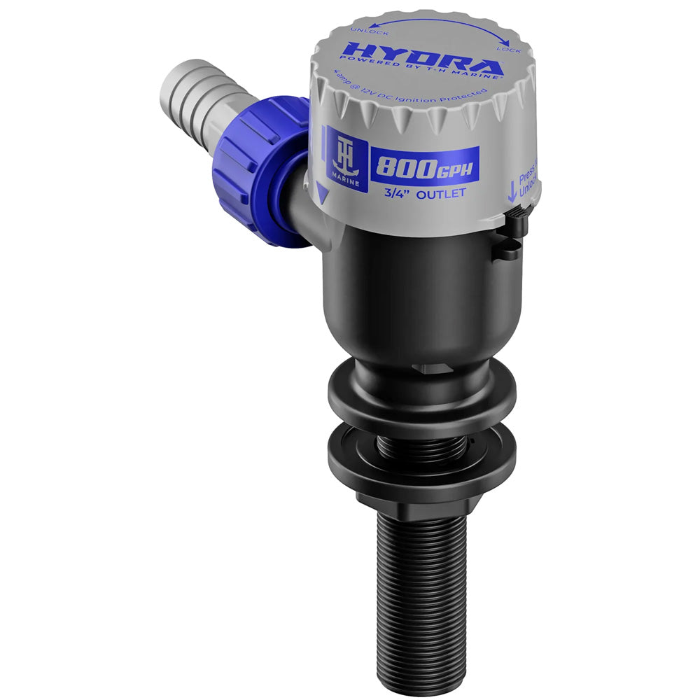 T-H Marine Supplies, T-H Marine HYDRA™ Livewell Pump - 800 GPH - 12V - Long Nozzle