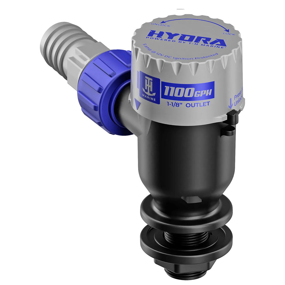 T-H Marine Supplies, T-H Marine HYDRA™ Livewell Pump - 1100 GPH - 12V - Short Nozzle