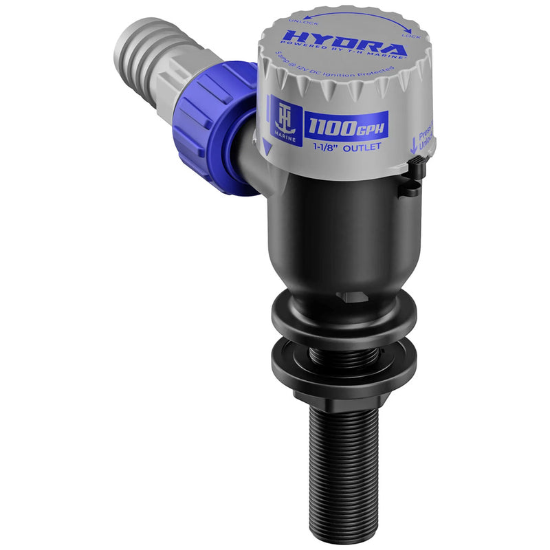 T-H Marine Supplies, T-H Marine HYDRA™ Livewell Pump - 1100 GPH - 12V - Long Nozzle