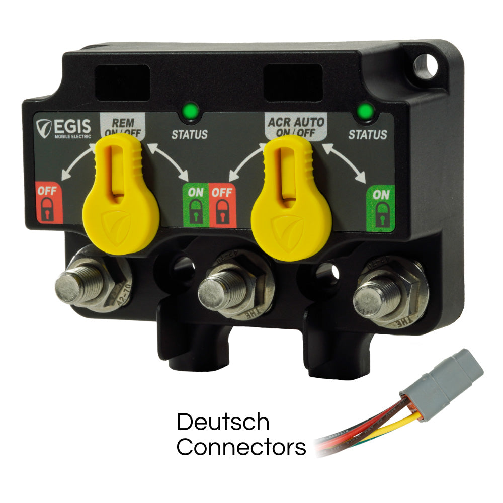 Egis Mobile Electric, Egis XD Flex 1 Dual Relay/ACR w/Knob - 6-Pin DTM Connector