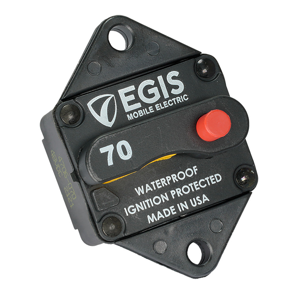 Egis Mobile Electric, Egis 70A Circuit Breaker - 85 Series - Panel Mount