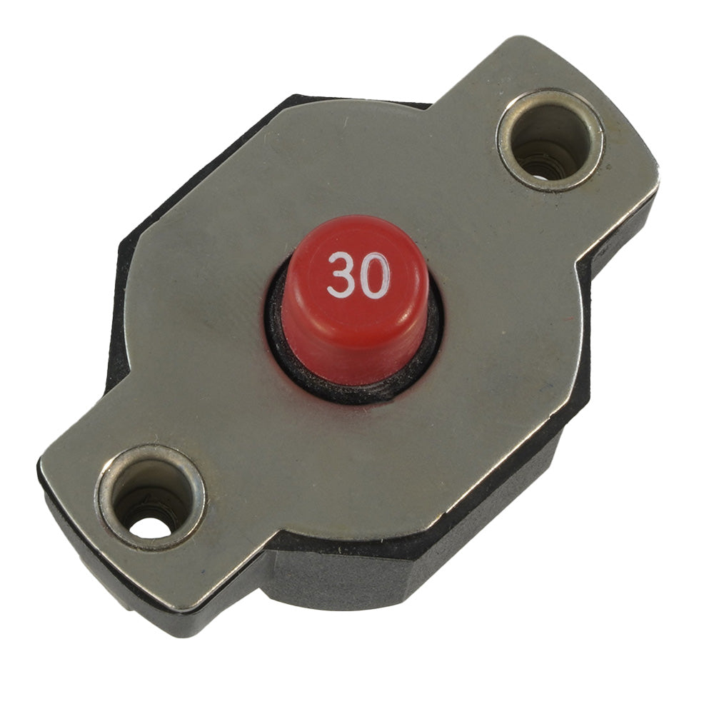 Egis Mobile Electric, Egis 30A Push Button Circuit Breaker - Reset Only