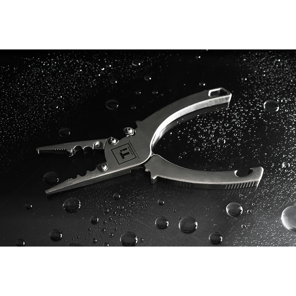 Ti-Tackle Titanium Fishing Pliers 7.5" Multi Tool Offshore
