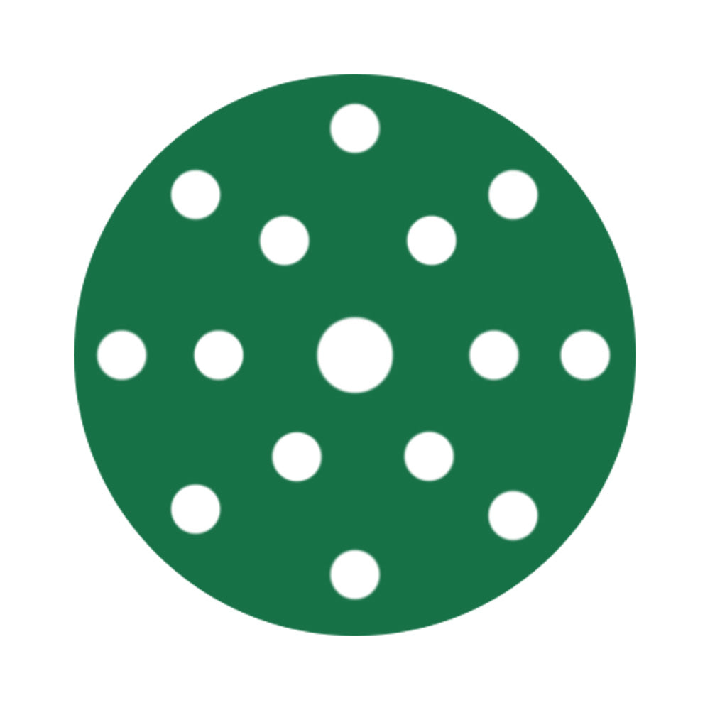 RUPES PROCUT Film Abrasive Discs 150mm (6") - 15 Holes - P120 Grit *Box of 50pcs
