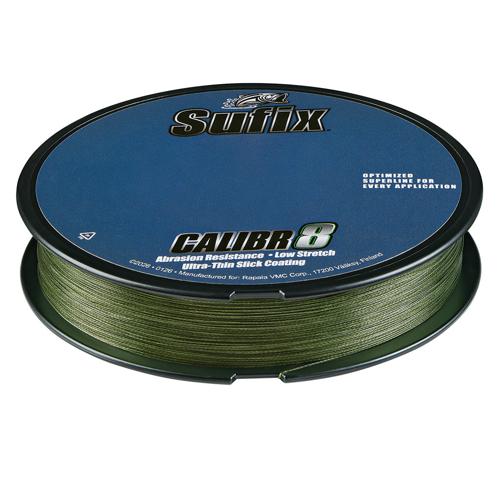 Sufix Calibr8 Braid 300yds 8lb - Low Vis Green