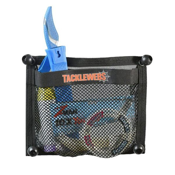TackleWebs, 12"W x 10"H Black Stainless Grommets/Bungee
