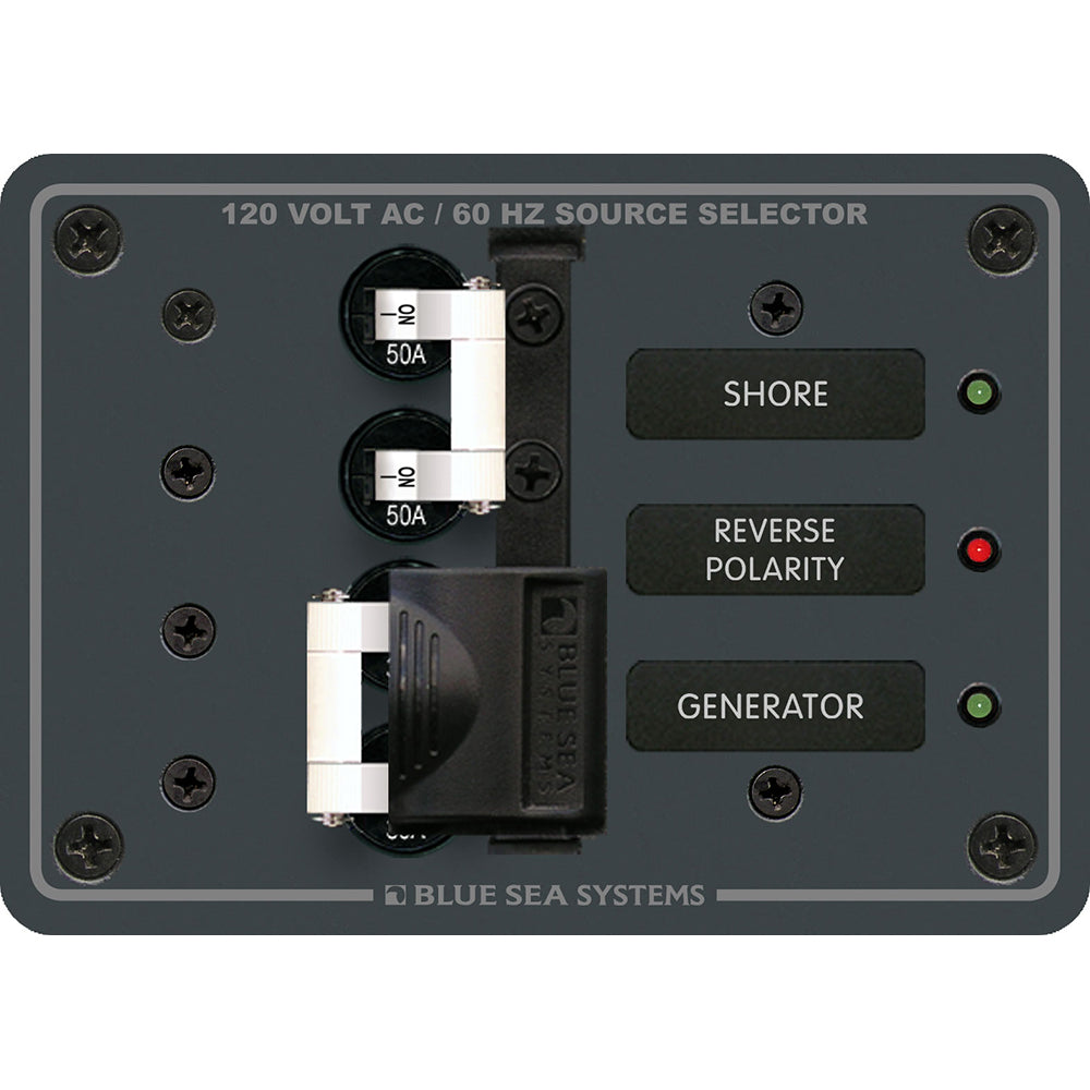 Blue Sea Systems, Blue Sea 8061 AC Toggle Source Selector 120V AC - 50AMP