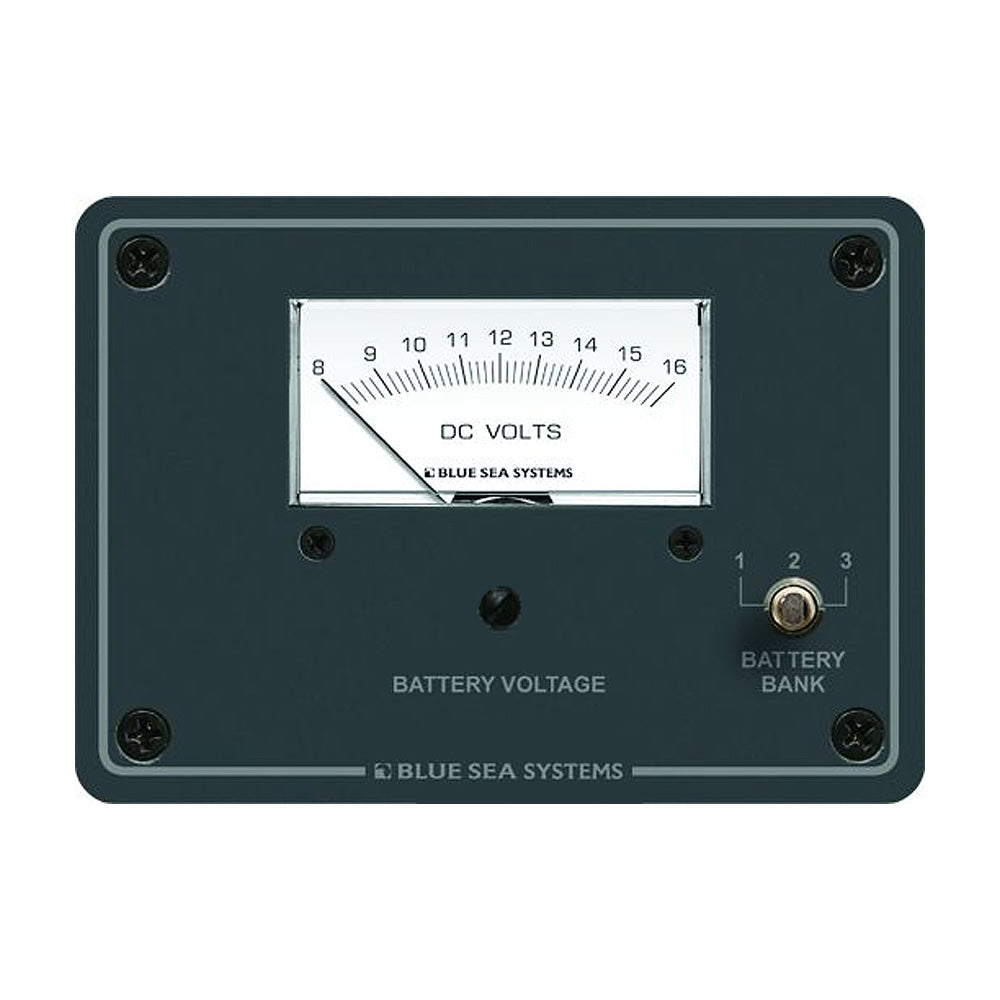 Blue Sea Systems, Blue Sea 8015 DC Analog Voltmeter w/Panel