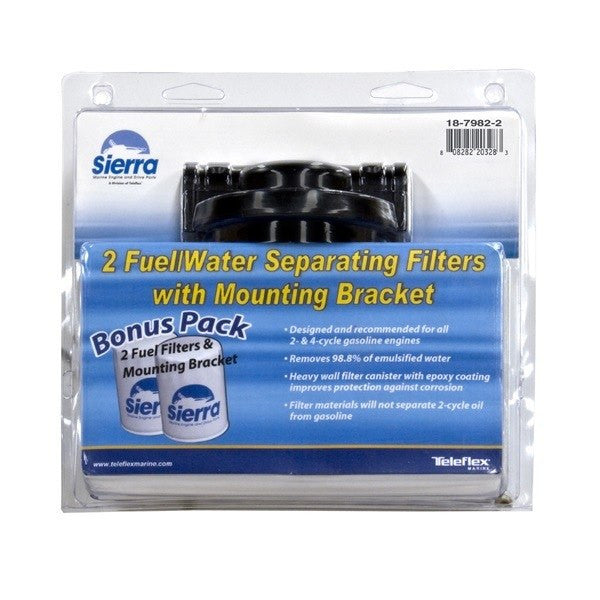 Sierra, Fuel Water Separator Filter W/Bonus Pack