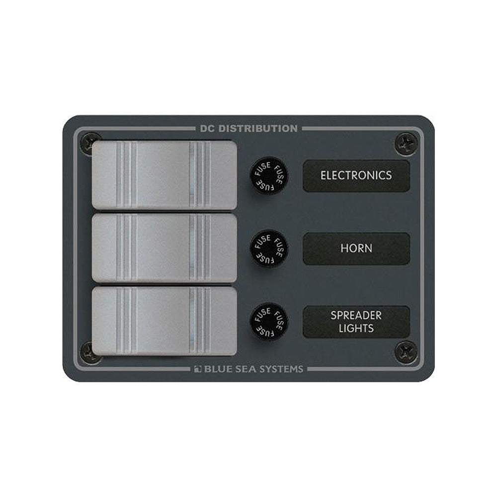 Blue Sea Systems, Blue Sea 8054 Slate Grey - 3 Position - Vertical