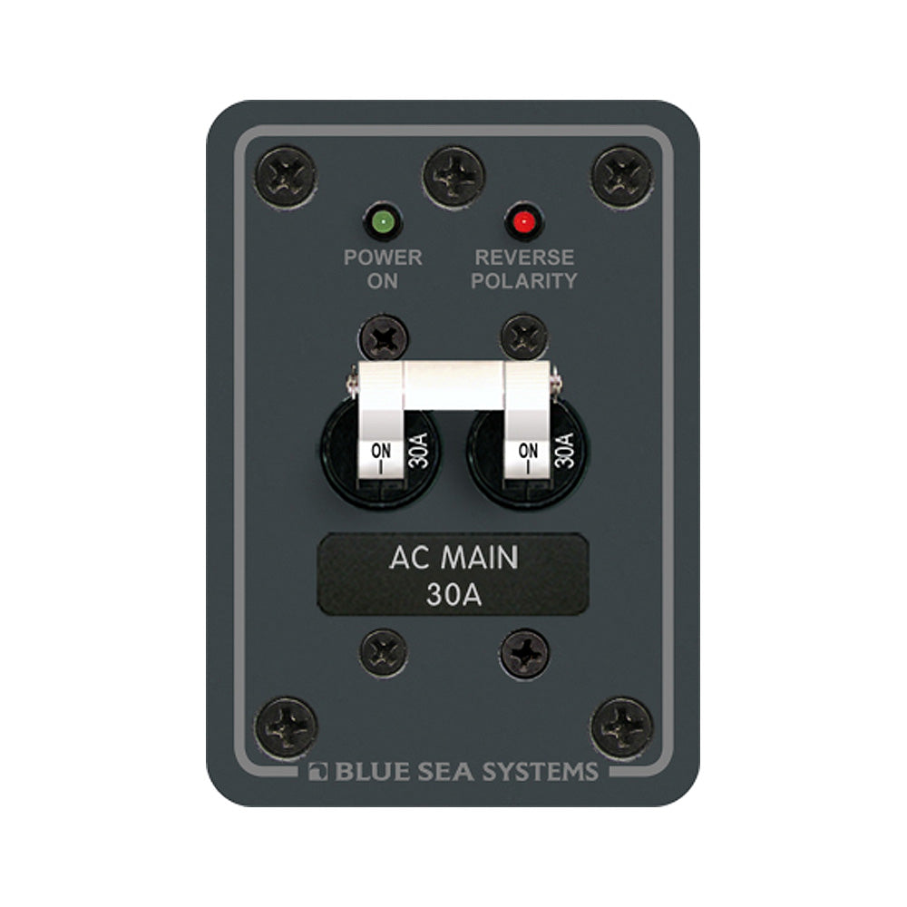 Blue Sea Systems, Blue Sea 8077 AC Main Only Toggle Circuit Breaker Panel